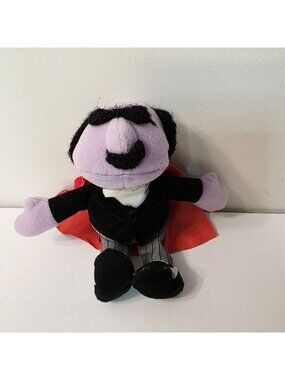 Vtg Tyco Sesame Street Beans Jim Henson Mumford Magician 8" 1997 Plush